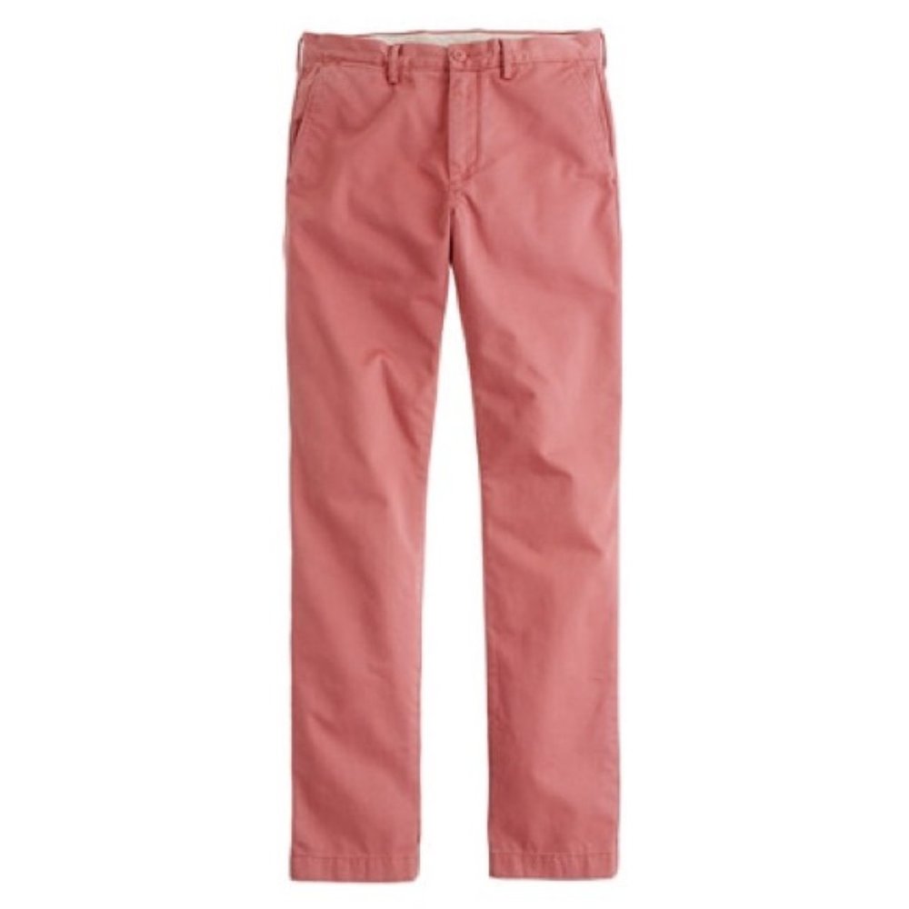 Men's Salmon J. Crew Urban Slim Broken-In Chino